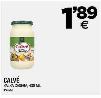 BM Supermercados Calvé salsa casera oferta