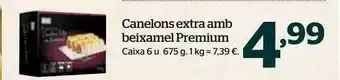 La Sirena Canelons extra amb beixamel premium oferta