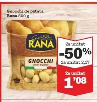 Sorli 2a unitat -50% gnocchi de patata rana oferta