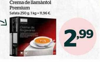 La Sirena Crema de llamàntol premium oferta