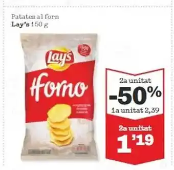 Sorli 2a unitat -50% patates al forn lay's oferta