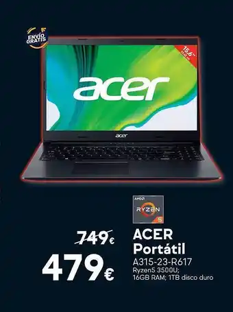 Worten Acer portátil oferta