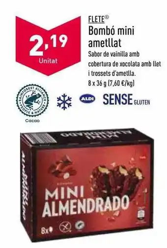 ALDI Flete bombó mini ametllat oferta