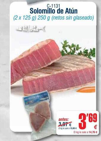 Abordo Solomillo de atún oferta