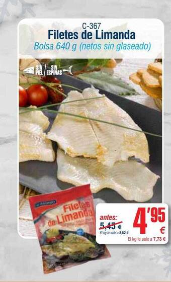 Abordo Filetes de limanda oferta