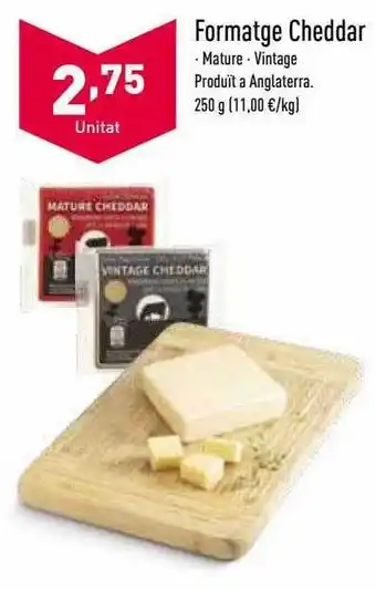 ALDI Formatge cheddar oferta