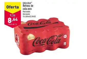 ALDI Coca-cola refresc de cola zero oferta