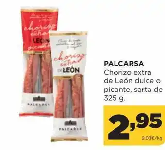 Alimerka Palcarsa chorizo extra de león dulce o picante sarta oferta