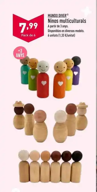ALDI Mundo diver ninos multiculturals oferta
