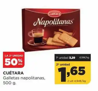 Alimerka Cuétara galletas napolitanas oferta