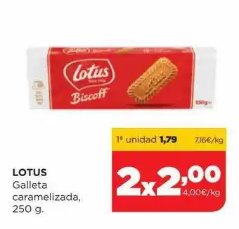 Alimerka Lotus galleta caramelizada oferta