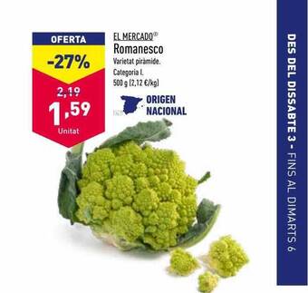 ALDI El mercado romanesco oferta