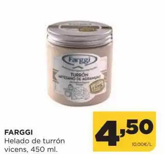 Alimerka Farggi helado de turrón vicens oferta