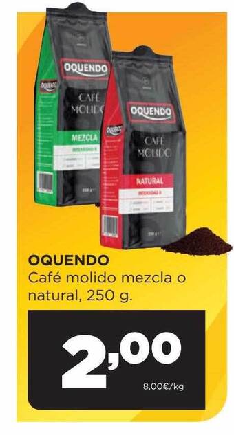 Alimerka Oquendo café molido mezcla o natural oferta