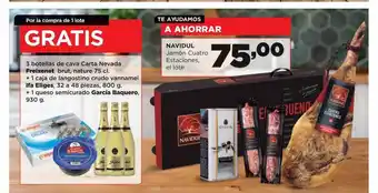 Alimerka Navidul jamón cuatro estaciones, el lote oferta