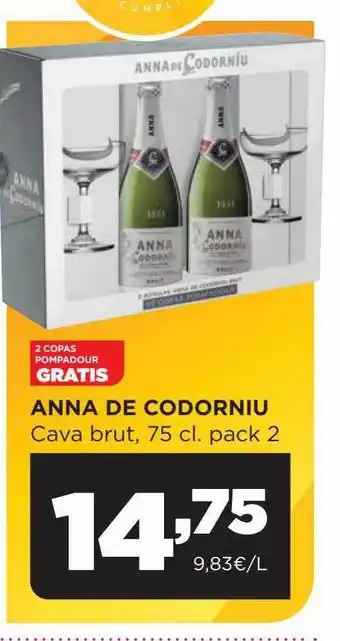 Alimerka Anna de codorniu cava brut oferta