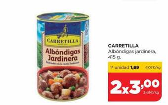 Alimerka Carretilla albóndigas jardinera oferta
