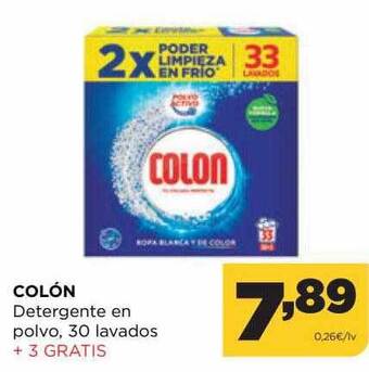 Alimerka Colón detergente en polvo oferta