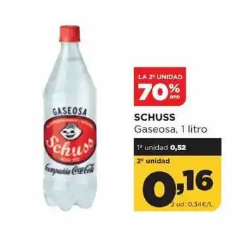 Alimerka Schuss gaseosa oferta