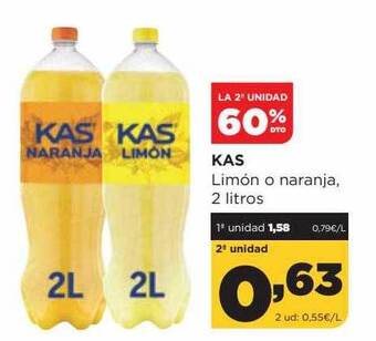 Alimerka Kas limón o naranja oferta