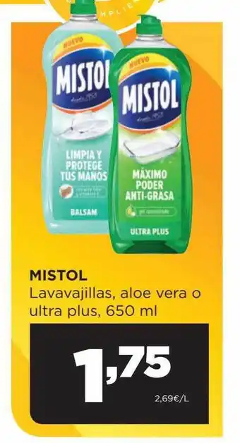 Alimerka Mistol lavavajillas, aleo vera o ultra plus oferta