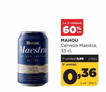 Alimerka Mahou cerveza maestra oferta
