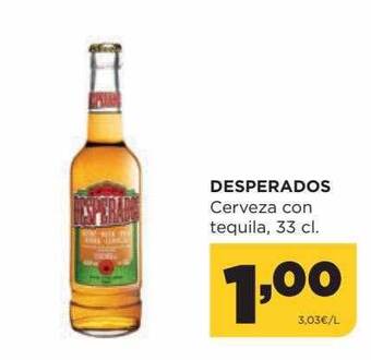 Alimerka Desperados cerveza con tequila oferta