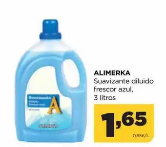 Alimerka Alimerka suavizante diluido frescor azul oferta