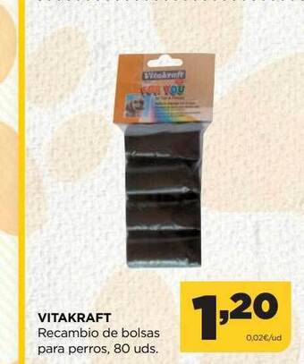 Alimerka Vitakraft recambio de bolsas para perros oferta