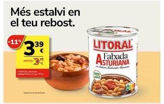 Consum Fabada asturiana litoral oferta