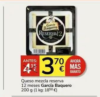 Consum Queso mezcla reserva garcía baquero oferta