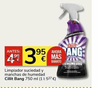 Consum Limpiador suciedad y manchas de humedad cillit bang oferta