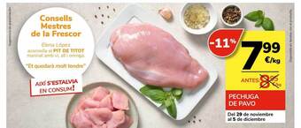 Consum Pechuga de pavo oferta
