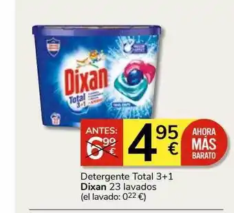 Consum Detergente total 3+1 dixan oferta