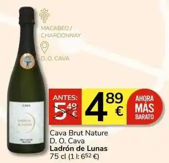Consum Cava brut nature d.o. cava ladrón de lunas oferta