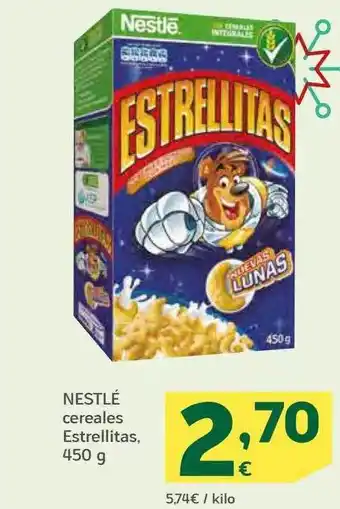 HiperDino Nestlé cereales estrellitas oferta
