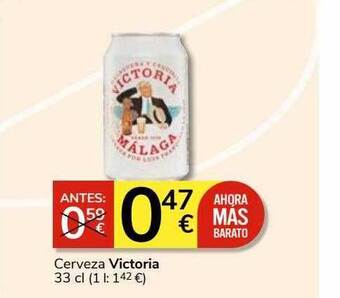 Consum Cerveza victoria oferta