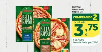 HiperDino Buitoni pizzas bella napoli oferta