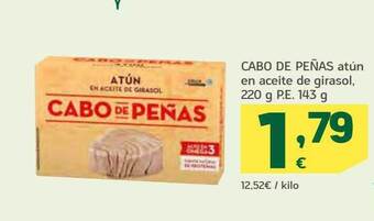 HiperDino Cabo de peñas atún en aceite de girasol oferta