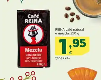 HiperDino Reina café natural o mezcla oferta