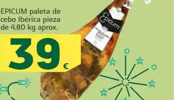 HiperDino Epicum paleta de cebo ibérica pieza de aprox oferta