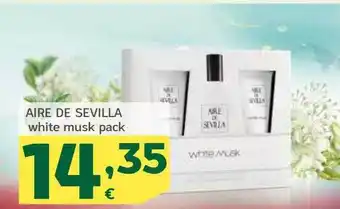 HiperDino Aire de sevilla white musk pack oferta
