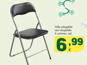 HiperDino Silla plegable con respaldo 4 colores oferta