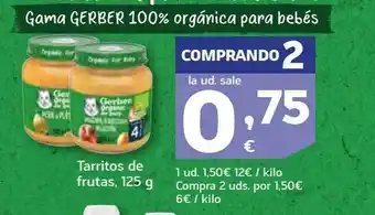 HiperDino Tarritos de frutas oferta