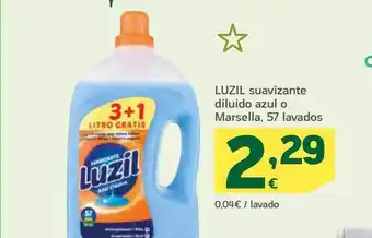 HiperDino Luzil suavizante liquido azul o marsella 57 lavados oferta