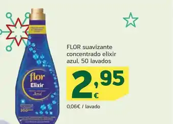 HiperDino Flor suavizante concentrado elixir azul 50 lavados oferta
