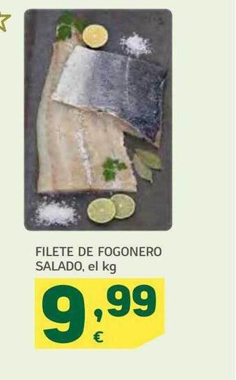 HiperDino Filete de fogonero salado el kg oferta