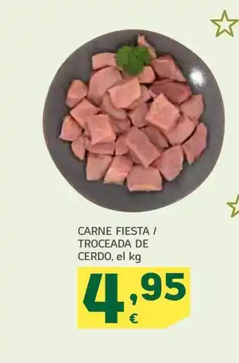 HiperDino Carne fiest - troeada de cerdo el kg oferta