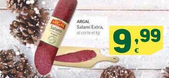 HiperDino Argal salami extra al corte el kg oferta