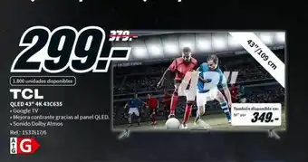 MediaMarkt Tcl qled 43 oferta